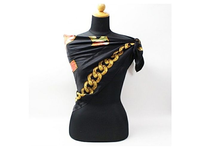 Bufanda Chanel negra Negro - vista 3