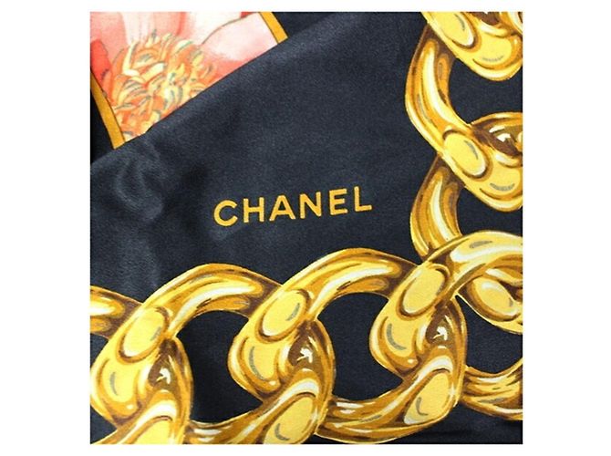 Bufanda Chanel negra Negro - vista 5