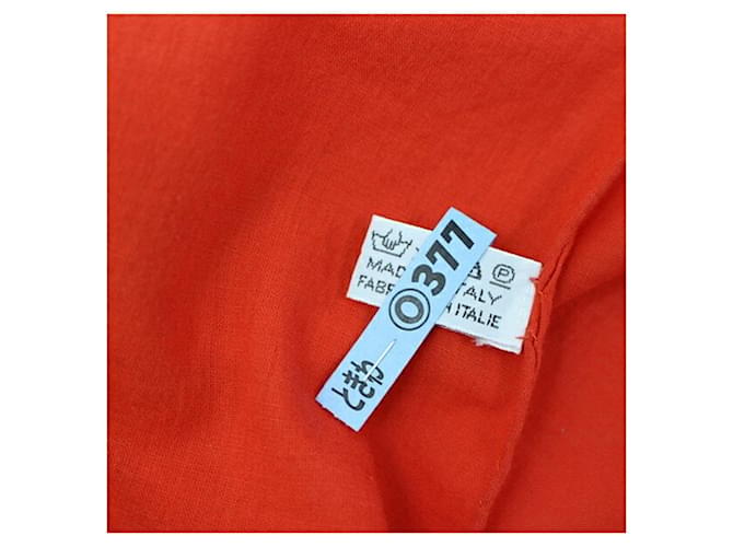 Sciarpa grande in cotone Chanel multicolore Rosso - vista 7