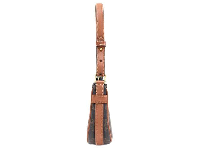 Céline Borsa a Spalla Celine Mini Ava Triomphe Marrone scuro - vista 3