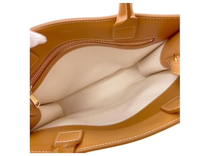 Céline Celine Vertikaler Cabas 2-Way Handtasche Weiß Beige - Ansicht 5