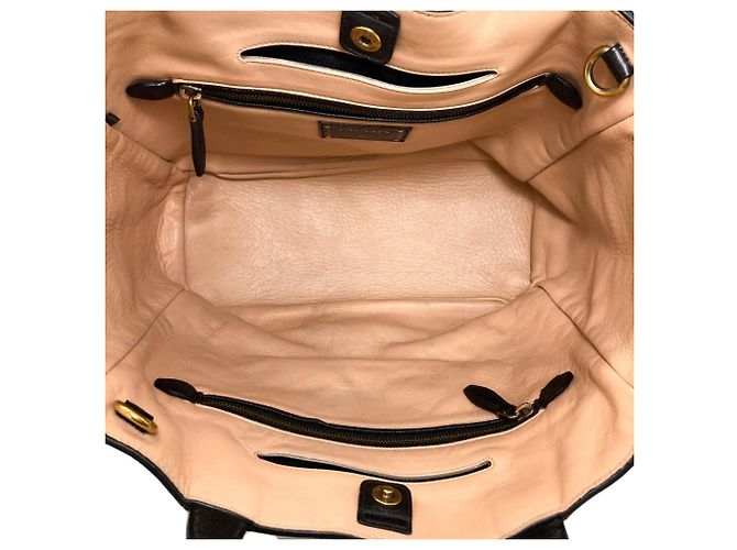 Borsa 2-Way in pelle di vitello nera di Prada Nero - vista 5