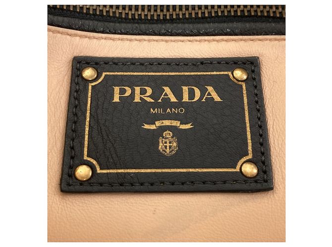 Borsa 2-Way in pelle di vitello nera di Prada Nero - vista 6