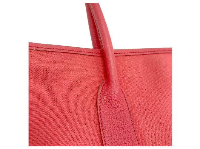 Hermès Hermes Garden Zip PM Tragetasche Pink - Ansicht 10