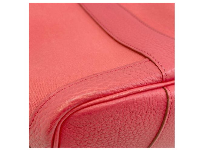 Hermès Hermes Garden Zip PM Tragetasche Pink - Ansicht 11