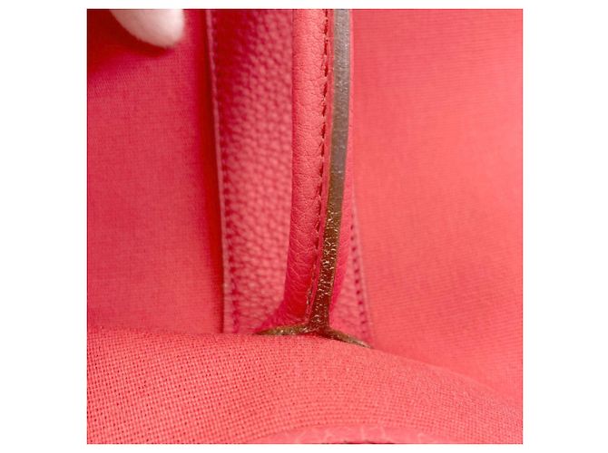 Hermès Hermes Garden Zip PM Tragetasche Pink - Ansicht 15