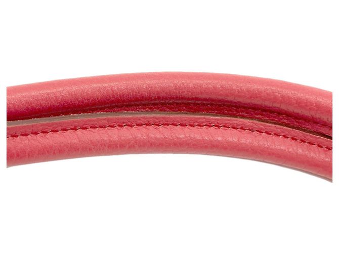 Hermès Hermes Garden Zip PM Tragetasche Pink - Ansicht 16