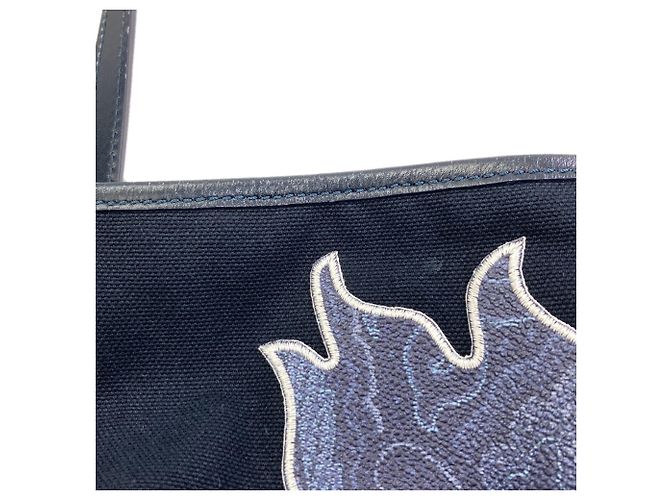 Etro Paisley Muster Tote Bag Blau Marineblau - Ansicht 10