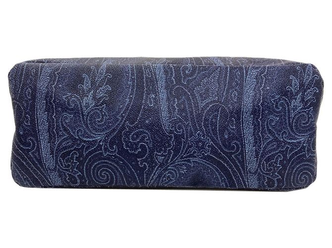 Etro Paisley Muster Tote Bag Blau Marineblau - Ansicht 4