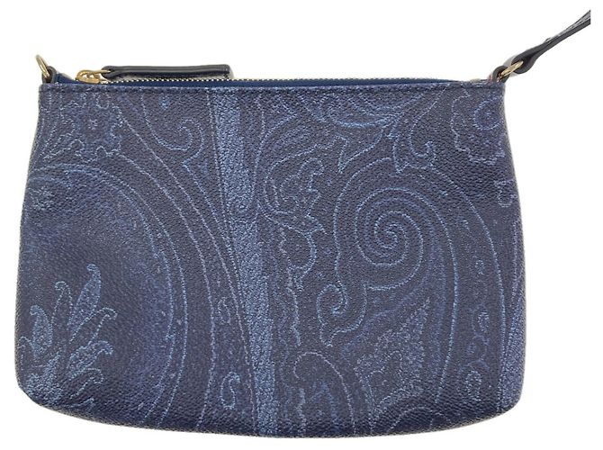 Etro Paisley Muster Tote Bag Blau Marineblau - Ansicht 7