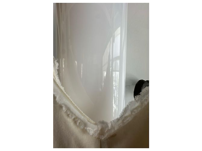 Autre Marque Mono Santamuerte de seda y algodón marfil Beige - vista 11