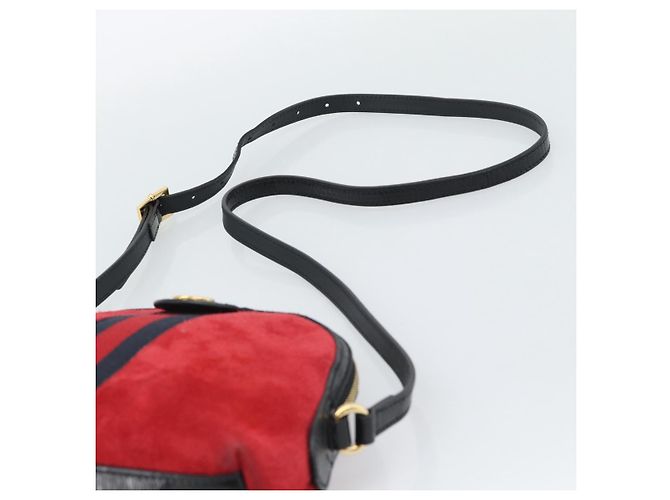 Borsa a tracolla GUCCI Ophidia Sherry Line Pelle Rossa Oro 499621 Auth am12084A Rosso D'oro - vista 8