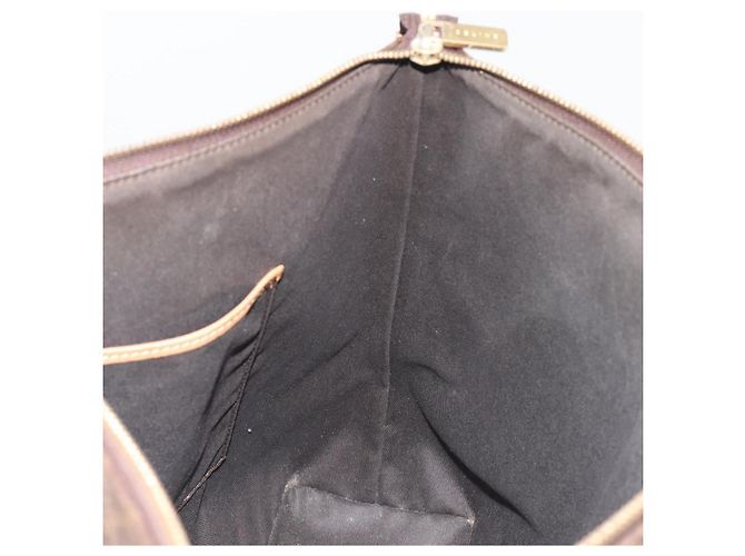 Céline Borsa Tote CELINE Macadam in PVC e pelle marrone con finiture dorate Auth ep15259 - vista 18