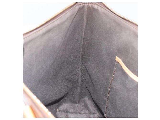 Céline Borsa Tote CELINE Macadam in PVC e pelle marrone con finiture dorate Auth ep15259 - vista 19