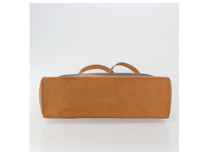 Céline Borsa Tote CELINE Macadam in PVC e pelle marrone con finiture dorate Auth ep15259 - vista 9