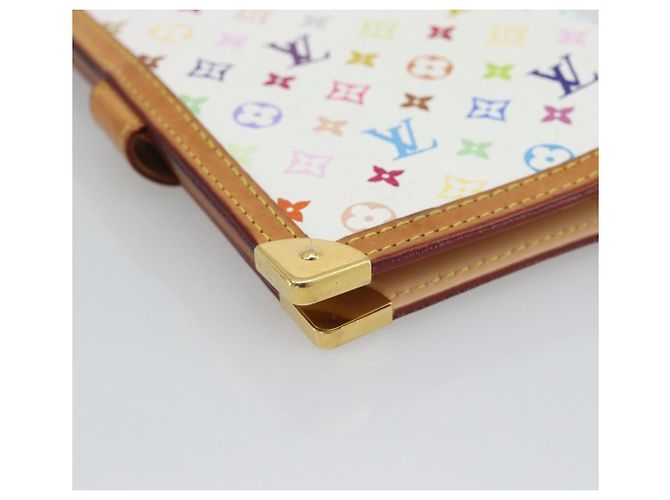 LOUIS VUITTON Monogram Multicolor Agenda PM Planner Cover R21074 Auth 194630 Bianco - vista 16