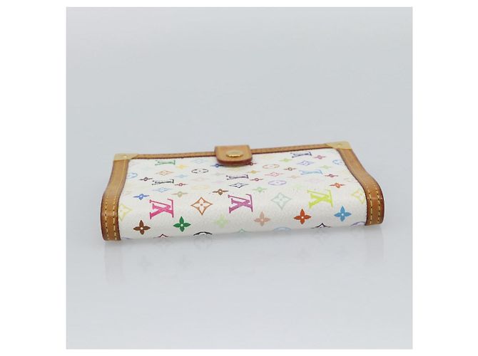LOUIS VUITTON Monogram Multicolor Agenda PM Planner Cover R21074 Auth 194630 Bianco - vista 4