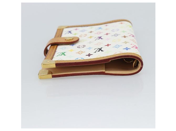 LOUIS VUITTON Monogram Multicolor Agenda PM Planner Cover R21074 Auth 194630 Bianco - vista 5