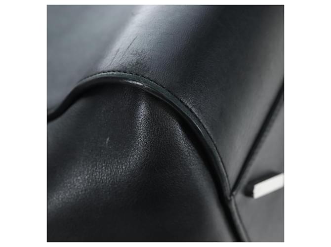 LOEWE Hammock Medium Hand Bag Leather 2way Black Silver Auth ep15172SAV Nero Argento - vista 18