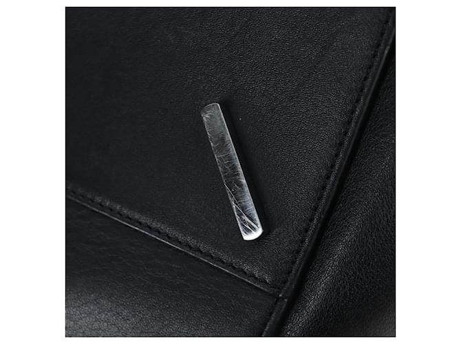 LOEWE Hammock Medium Hand Bag Leather 2way Black Silver Auth ep15172SAV Nero Argento - vista 22