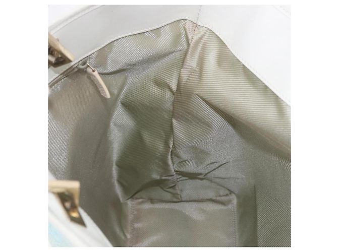 Borsa Tote GUCCI GG Canvas Azzurro Oro 002 1098 Auth 193504 D'oro Blu chiaro - vista 18