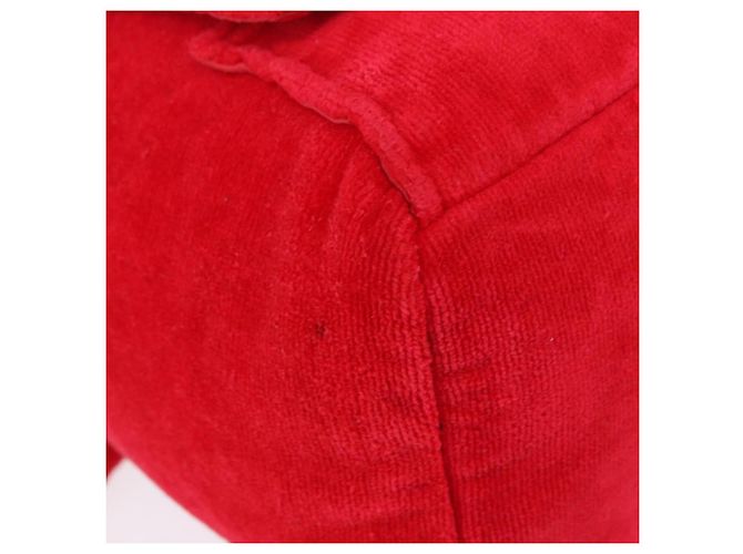 Zaino Gianni Versace Pile Red Silver Auth hk3931 Argento Rosso - vista 13