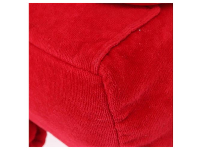 Zaino Gianni Versace Pile Red Silver Auth hk3931 Argento Rosso - vista 14