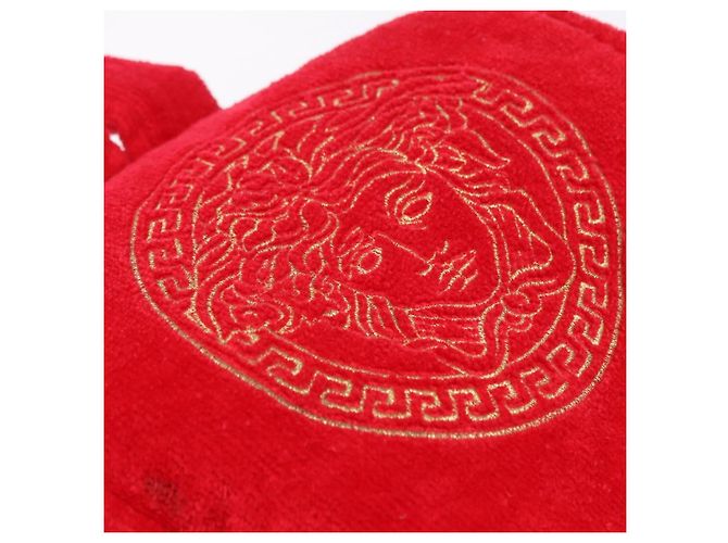 Zaino Gianni Versace Pile Red Silver Auth hk3931 Argento Rosso - vista 17