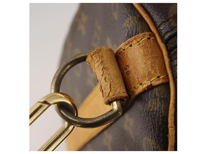 LOUIS VUITTON Monogram Keepall Bandouliere 50 Boston Bag M41416 LV Auth bs36255 Monogramma - vista 10