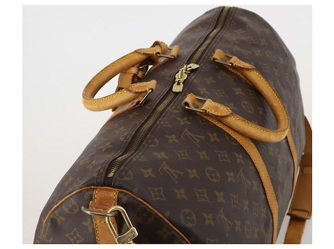 LOUIS VUITTON Monogram Keepall Bandouliere 50 Boston Bag M41416 LV Auth bs36255 Monogramma - vista 14