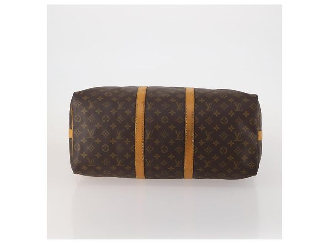 LOUIS VUITTON Monogram Keepall Bandouliere 50 Boston Bag M41416 LV Auth bs36255 Monogramma - vista 5