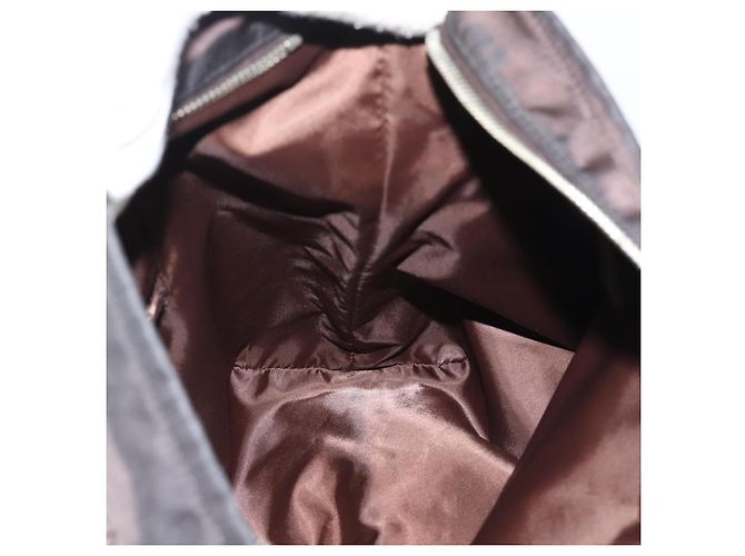 Bolso de Hombro GUCCI Web Sherry Line Nylon Beige Plata 270410 Auth 194052 - Ansicht 19