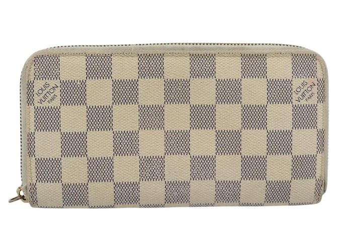LOUIS VUITTON Damier Azur Zippy Wallet Long Wallet N60019 LV Auth 194639 - Ansicht 13