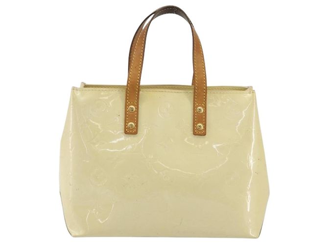 LOUIS VUITTON Monogram Vernis Reade PM Hand Bag Gris M91145 LV Auth ep15498 Grigio - vista 13
