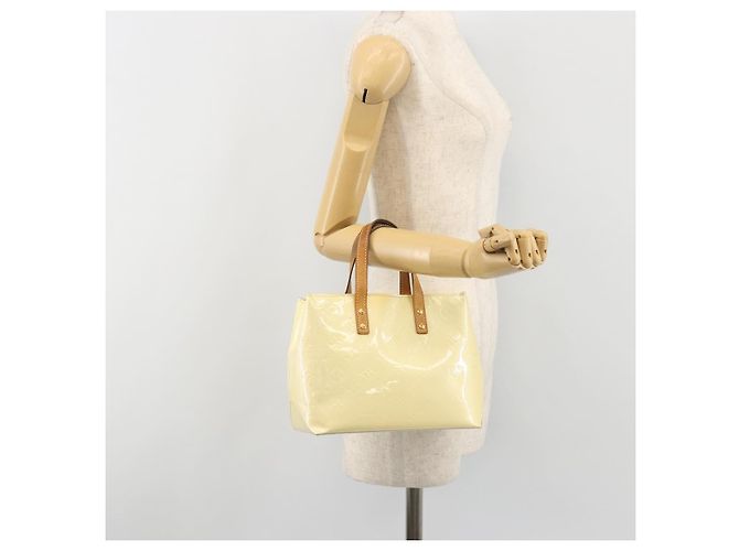 LOUIS VUITTON Monogram Vernis Reade PM Hand Bag Gris M91145 LV Auth ep15498 Grigio - vista 25