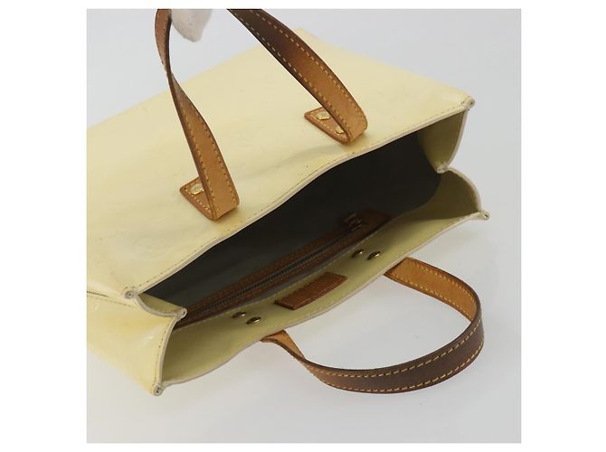 LOUIS VUITTON Monogram Vernis Reade PM Hand Bag Gris M91145 LV Auth ep15498 Grigio - vista 6