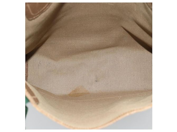 Borsa Tote GUCCI GG Supreme Web Sherry Line in PVC Beige 40 02 003 Auth 193566 - vista 16