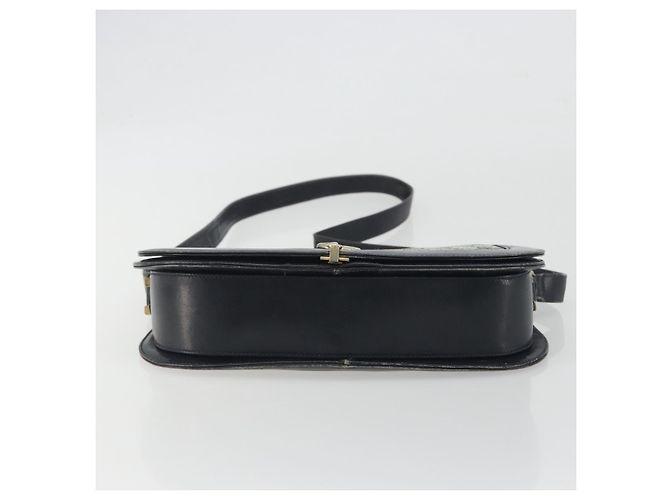 Borsa a Spalla GUCCI GG Supreme Sherry Line PVC Blu Navy Oro Auth 191082 D'oro - vista 9