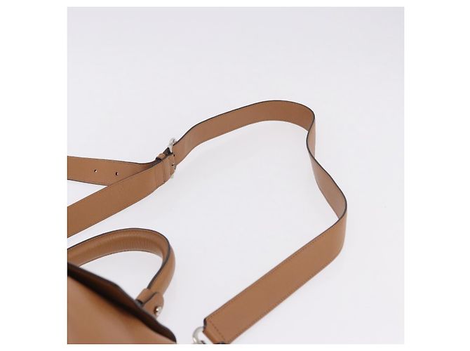 Borsa Salvatore Ferragamo Sofia Gancini in Pelle 2way Beige Silver Autentica 194596A Argento - vista 11