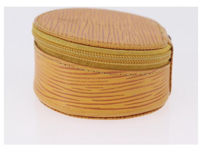 LOUIS VUITTON Epi Ecrin Bijou 8 Jewelry Box Yellow M48229 LV Auth BA14237 Jaune - vue 3