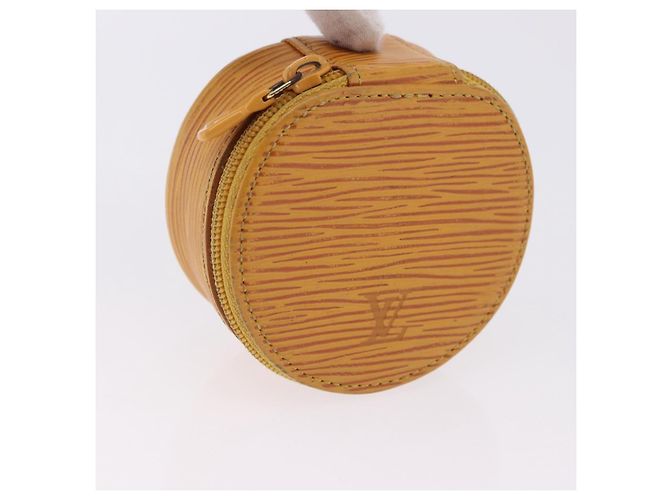 LOUIS VUITTON Epi Ecrin Bijou 8 Jewelry Box Yellow M48229 LV Auth BA14237 Jaune - vue 5