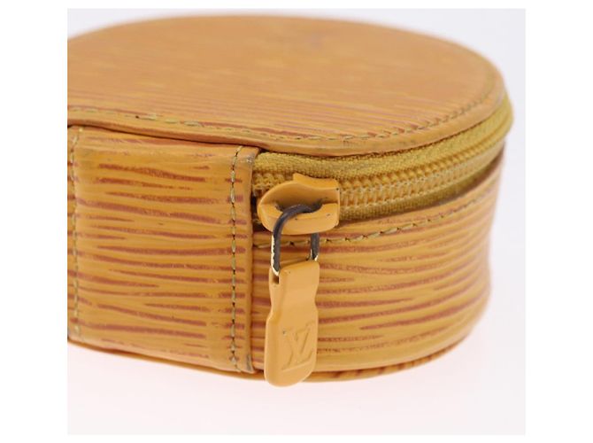 LOUIS VUITTON Epi Ecrin Bijou 8 Jewelry Box Yellow M48229 LV Auth BA14237 Jaune - vue 8
