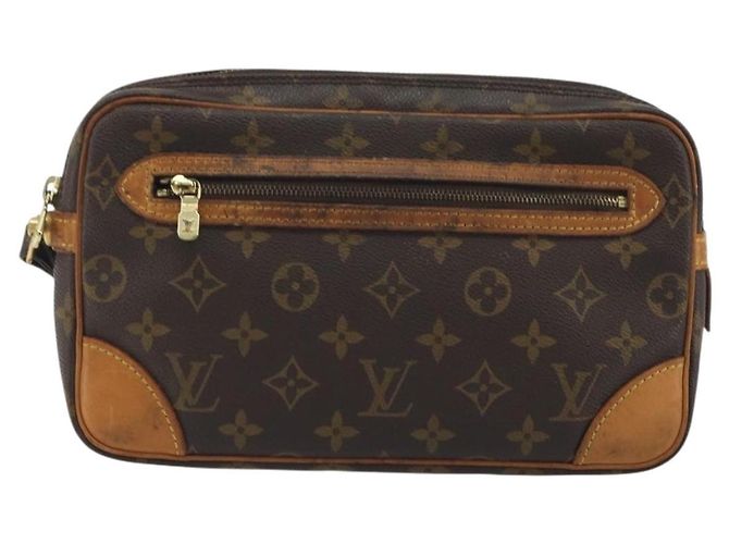 LOUIS VUITTON Monogram Marly Dragonne GM Clutch Bag M51825 LV Auth ep15213 Monogramma - vista 13