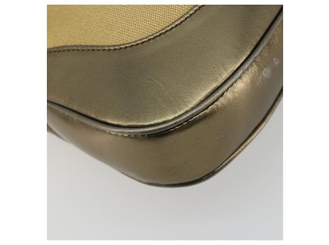 Borsa GUCCI GG Canvas Jackie Sherry Line Gold 001 3306 Auth 192254V D'oro - vista 14