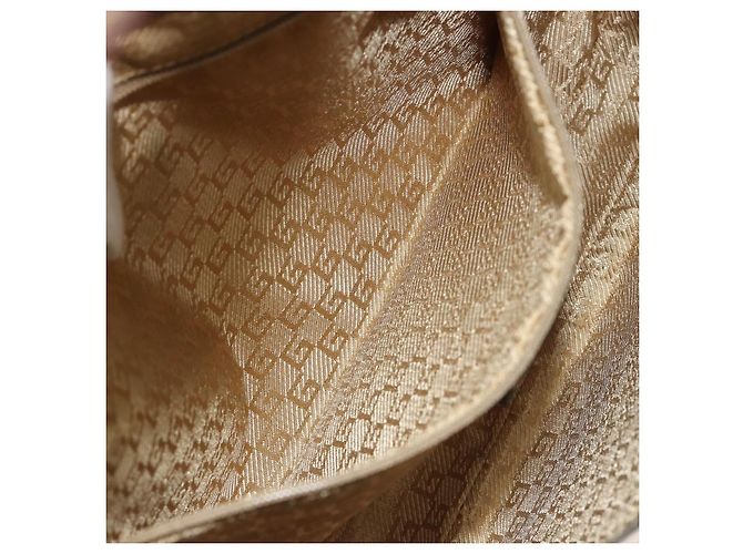 Borsa GUCCI GG Canvas Jackie Sherry Line Gold 001 3306 Auth 192254V D'oro - vista 21