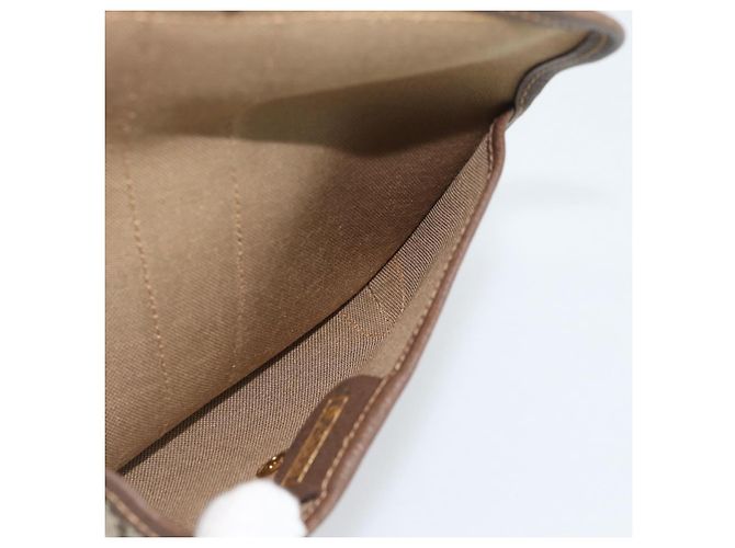 Pochete GUCCI GG Supreme Web Sherry Line PVC Bege Ouro 014 14 5205 Auth 193085A Dourado - vista 13