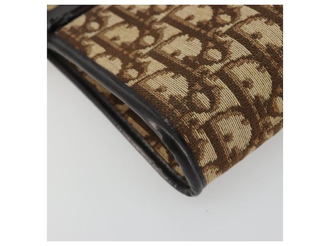 Borsa a Spalla Christian Dior Trotter Canvas Beige Oro Autentica ep15620A D'oro - vista 11