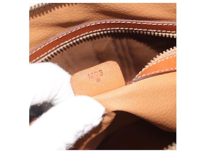 Céline CELINE Macadam Canvas Handtasche PVC Leder Weißgold Authentisch ep15611 Golden - Ansicht 22
