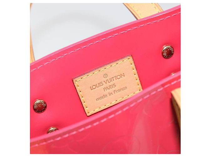 LOUIS VUITTON Borsa Monogram Vernis Reade PM Fuchsia Pink M91221 LV Auth am12061V Rosa Fuschia - vista 18