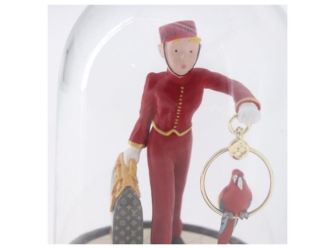 LOUIS VUITTON Pageboy Snow Globe Vetro Trasparente LV Auth 193881M - vista 10